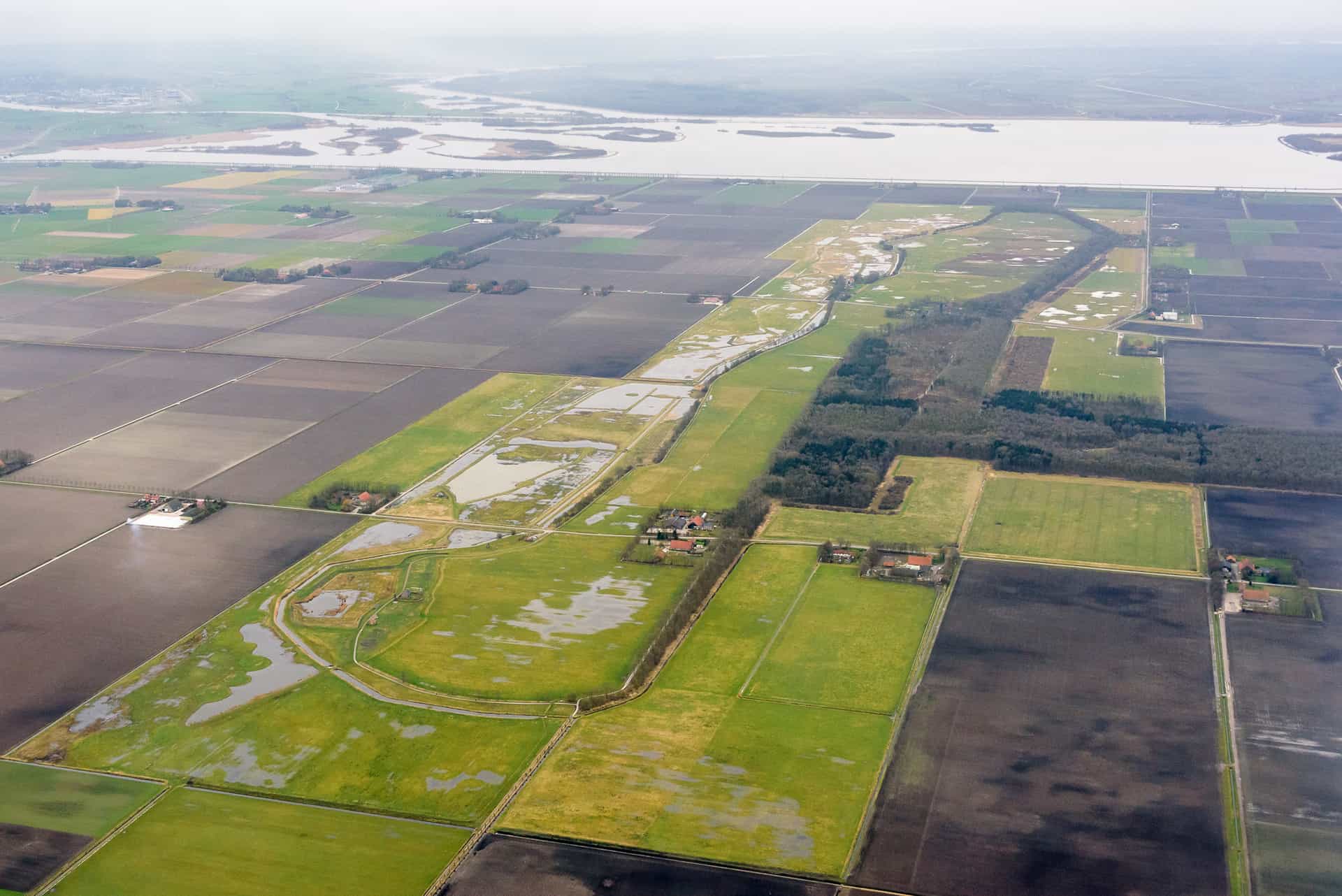 No Trace Bushcraft - Schokland luchtfoto